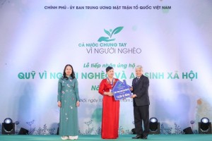 Doanh nhân Nguyễn Nam Phương tiếp tục ủng hộ hơn 13 tỉ đồng Quỹ vì người nghèo
