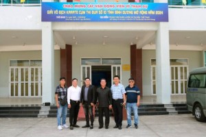 Trung tâm Nghiên cứu, tư vấn chính sách, pháp luật cho hoạt động đầu tư đặt cược tại Việt Nam (CBV) thăm, làm việc với TT Đào tạo, Huấn luyện và Thi đấu TDTT tỉnh Bình Dương